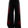 Bloodsigil Black Unisex Straight Fit Baggy Pants