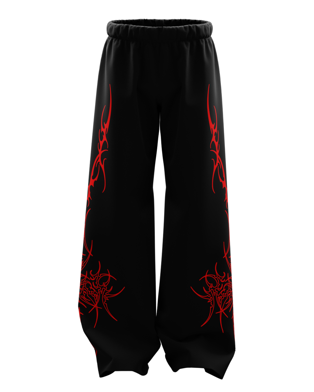 Bloodsigil_Black_Unisex_Straight_Fit_Baggy_Pants_front.png