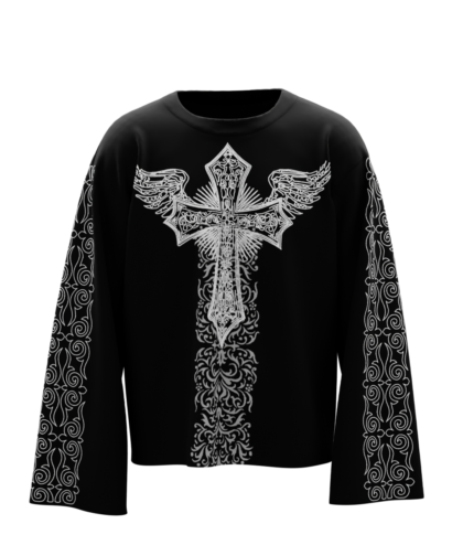 Crux Black Full Sleeve T Shirt