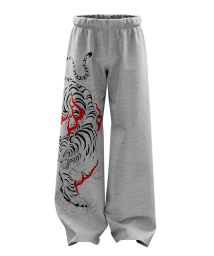 Grawl Grey Unisex Straight Fit Baggy Pants