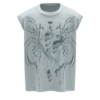 Hollow Sky Blue Boxy Unisex Vest