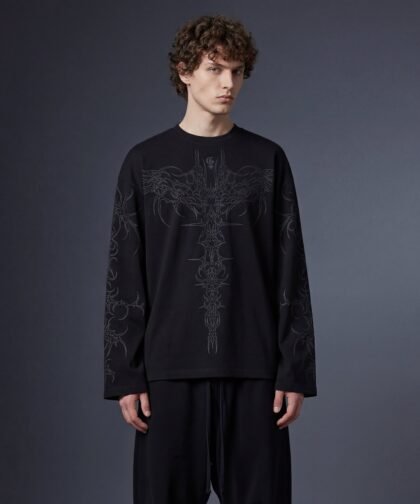 Rhino Black Full Sleeve T Shirt