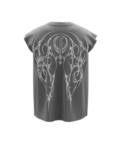 Ruthless Dark Grey Unisex Boxy Vest