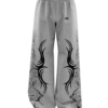 Rygor Melange Unisex Straight Fit Baggy Pants