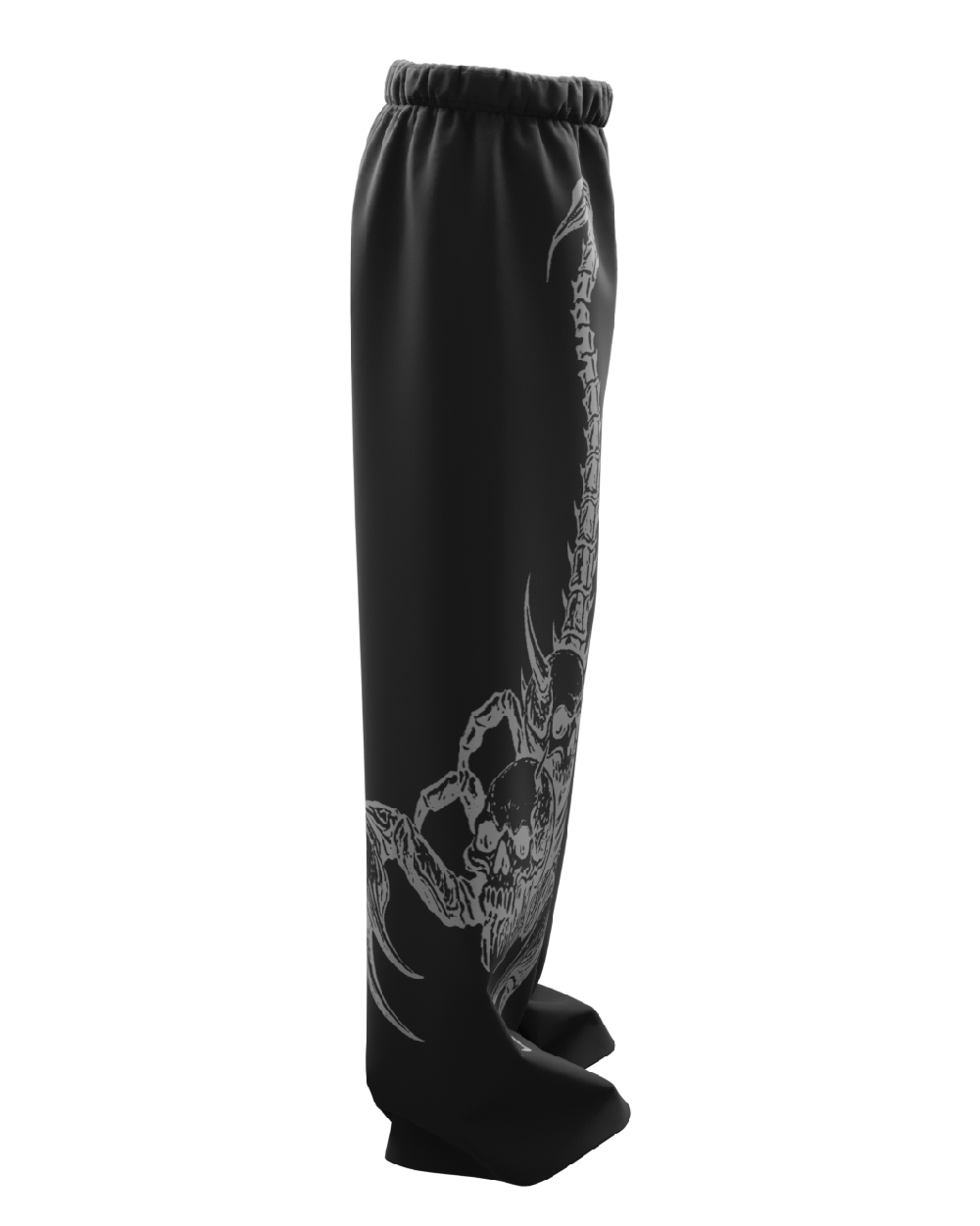 Skullpion_Black_Unisex_Straight_Fit_Baggy_Pants_tilt02.png