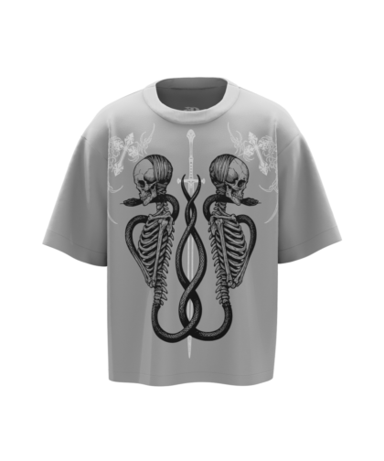 Warlock Grey Boxy Oversized Tshirt