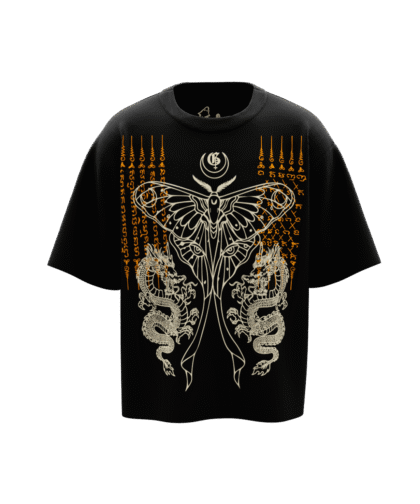 Cyprus Black Boxy Oversized Tshirt