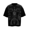 Inked Black Boxy Oversized Tshirt